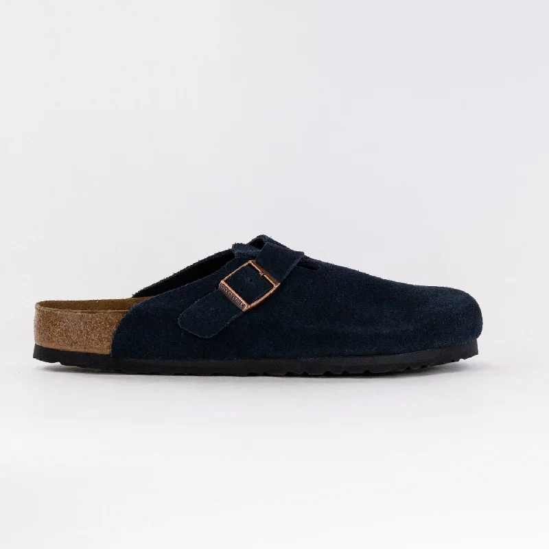 Birkenstock Boston (Men's) - Navy Suede