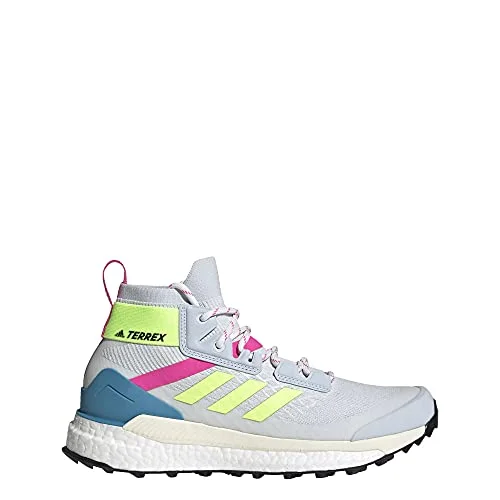 adidas Terrex Free Hiker Primeblue Halo Blue/Yellow/Screaming Pink 9.5 B (M)