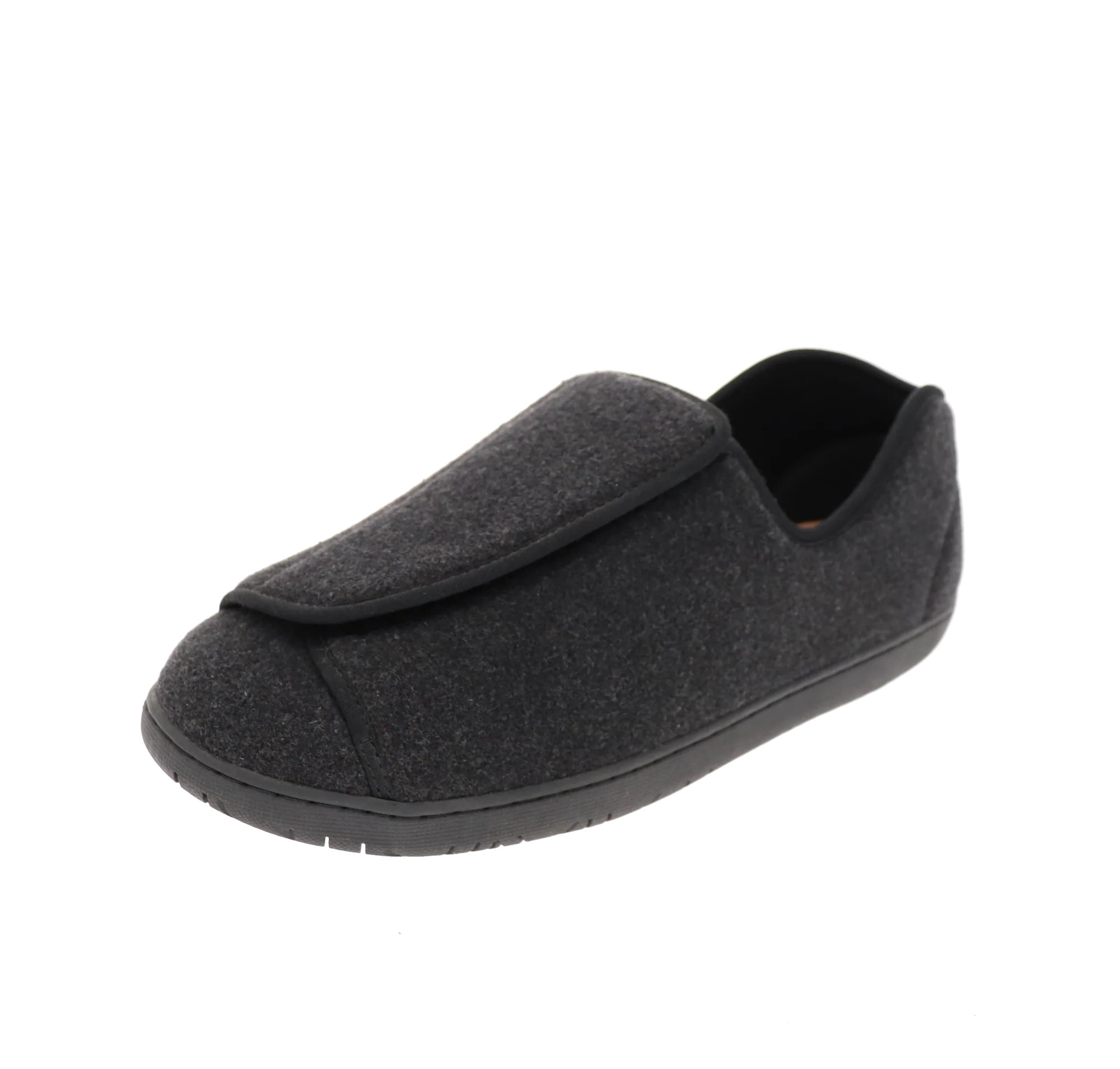 Doctor 2 Black Wool Slipper