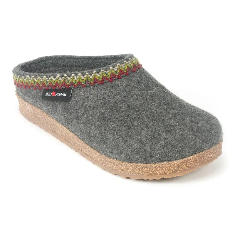 Zig Zag Wool Clog