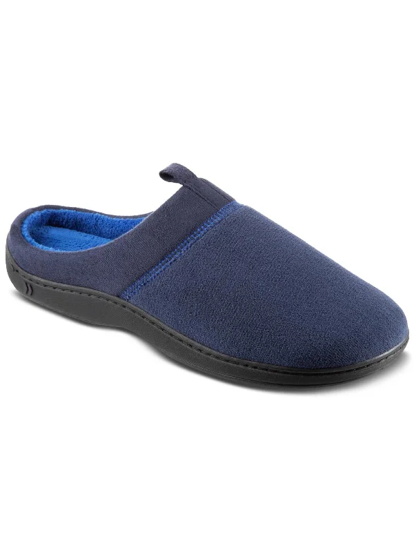 Jared Mens Fleece Slip On Slide Slippers