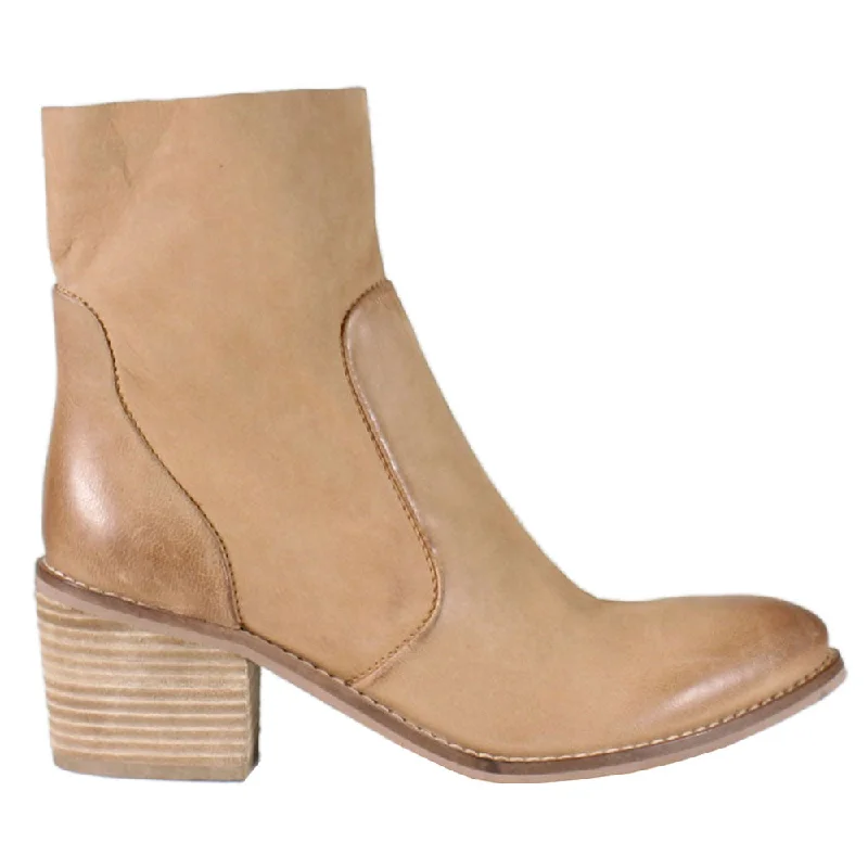 Majestic Zippered Round Toe Booties