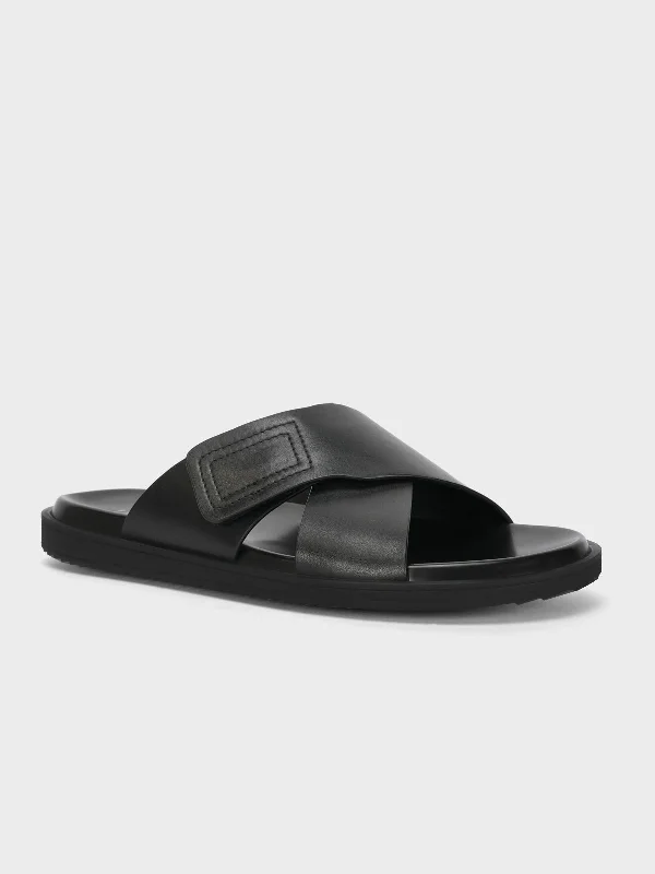 Mens "PERCY" Casual Open Toe Slippers