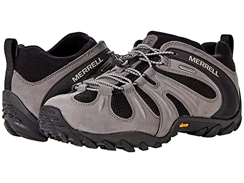 Merrell Men's Chameleon 8 Stretch Waterproof Hiking Shoe, Charcoal, 11.5