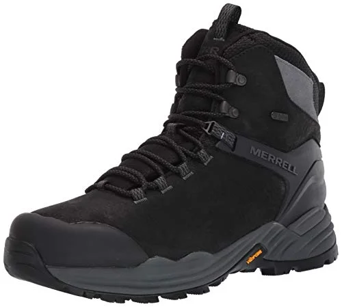 Merrell Men's PHASERBOUND 2 Tall Waterproof Hiking Shoe, Black, 9.5