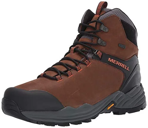 Merrell Men's PHASERBOUND 2 Tall Waterproof Hiking Shoe, Dark Earth, 8.5