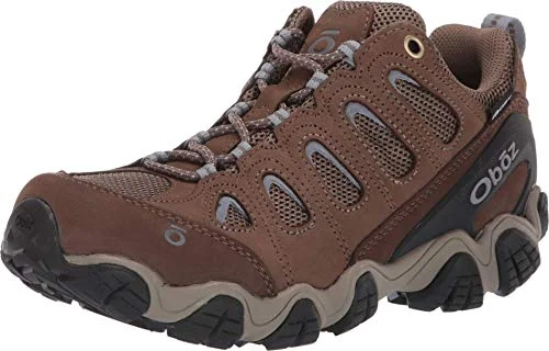 Oboz Sawtooth II Low B-Dry Hiking Shoe - Women's Brindle/Tradewinds Blue 10.5