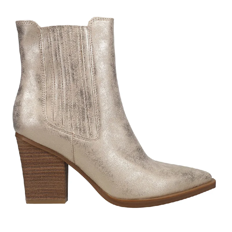 Prairie Metallic Pull On Booties