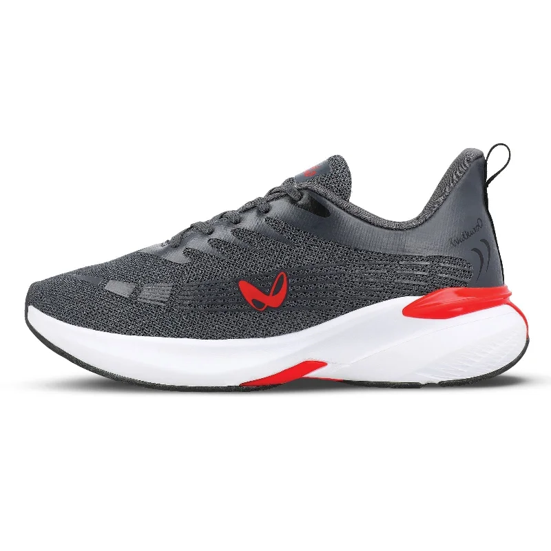 Walkaroo Running Shoes for Men  - WS9096 Grey Red