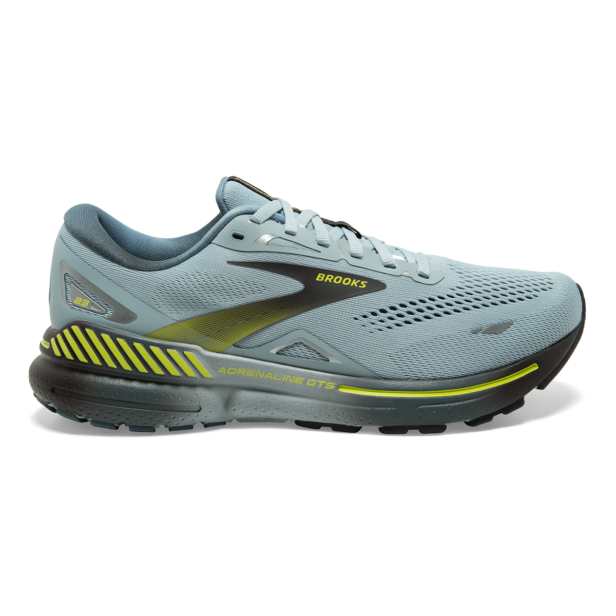 Brooks Adrenaline GTS 23 (Cloud Blue/Goblin Blue/Lime) - Men's