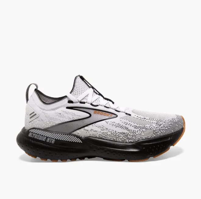 Brooks Glycerin Stealthfit GTS 21 (White/Grey/Black) - Men's