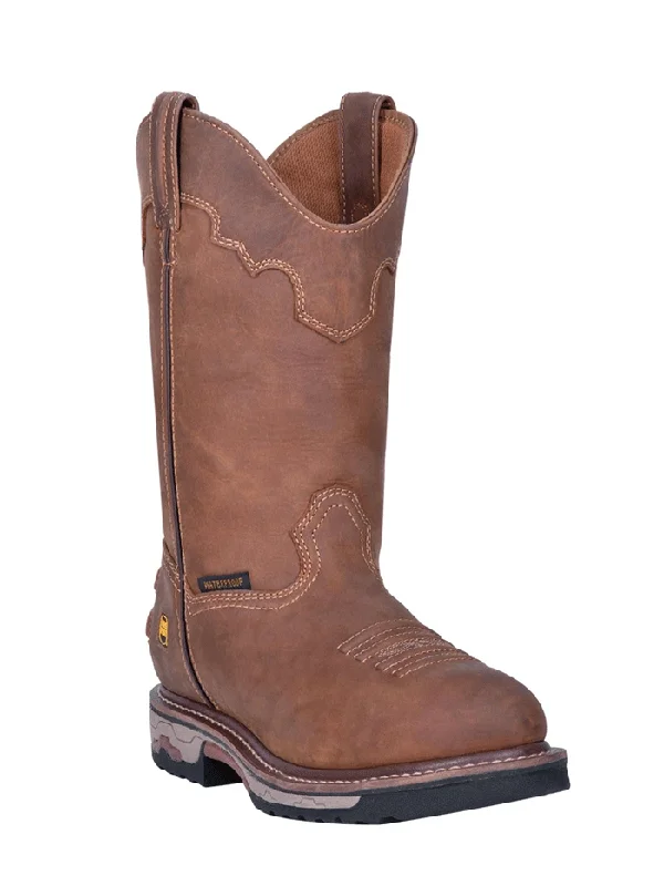 Dan Post DP69502 Mens Journeyman Waterproof Western Work Boot Saddle