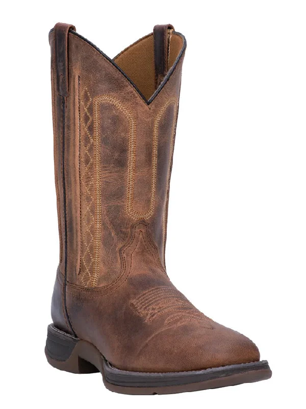 Laredo 7454 Mens Bennett Leather Boot Tan Distressed