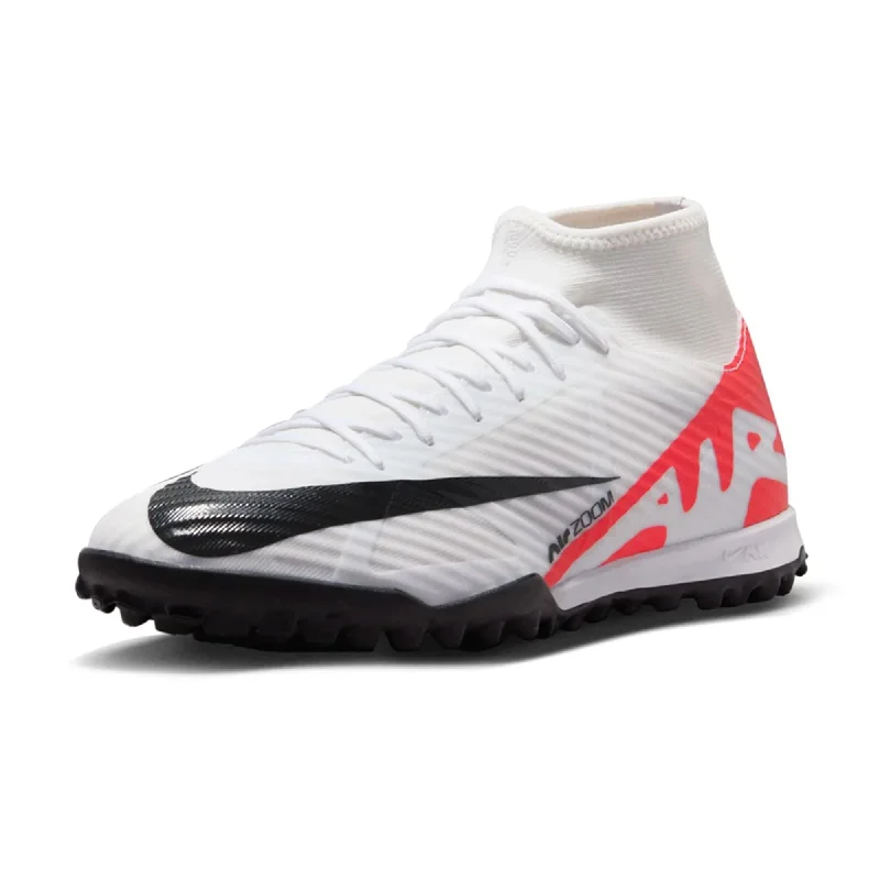 Nike Zoom Superfly 9 Academy Turf Soccer Shoes (Bright Crimson/White)