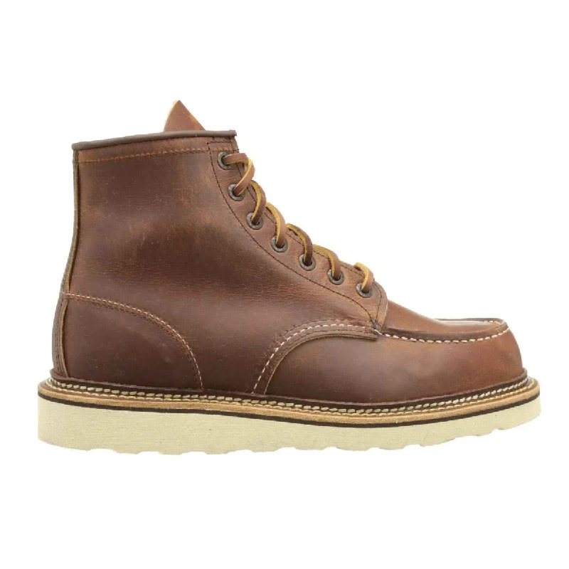 Red Wing Men's 6-Inch Classic Moc 1907 Copper Rough & Tough