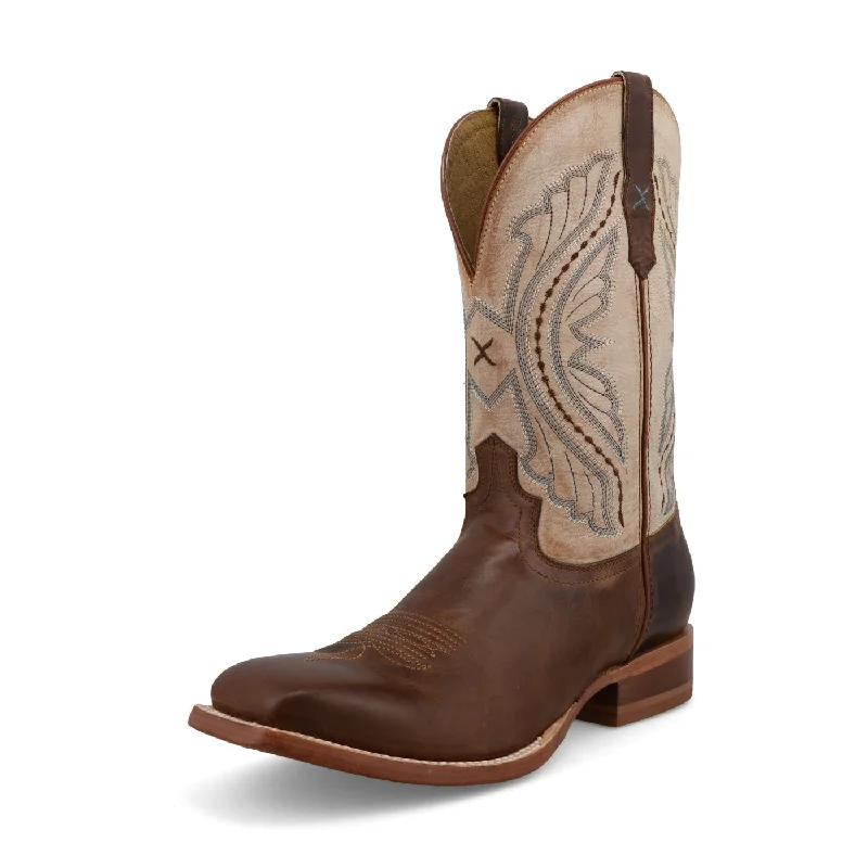 Twisted X Rancher Tobacco Brown & Sand Western Boot