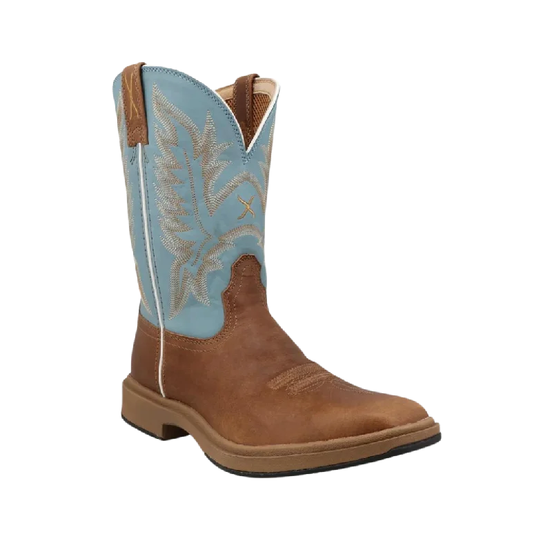 Twisted X Men's Utralite X Ginger & Sky Blue Boot