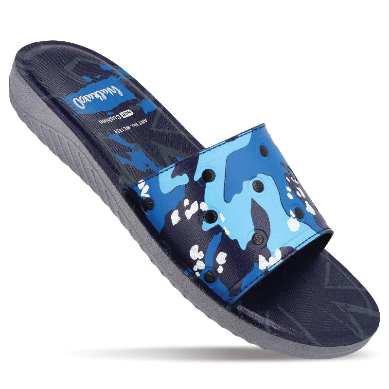 Printed Men's Slider - WE1324 Blue